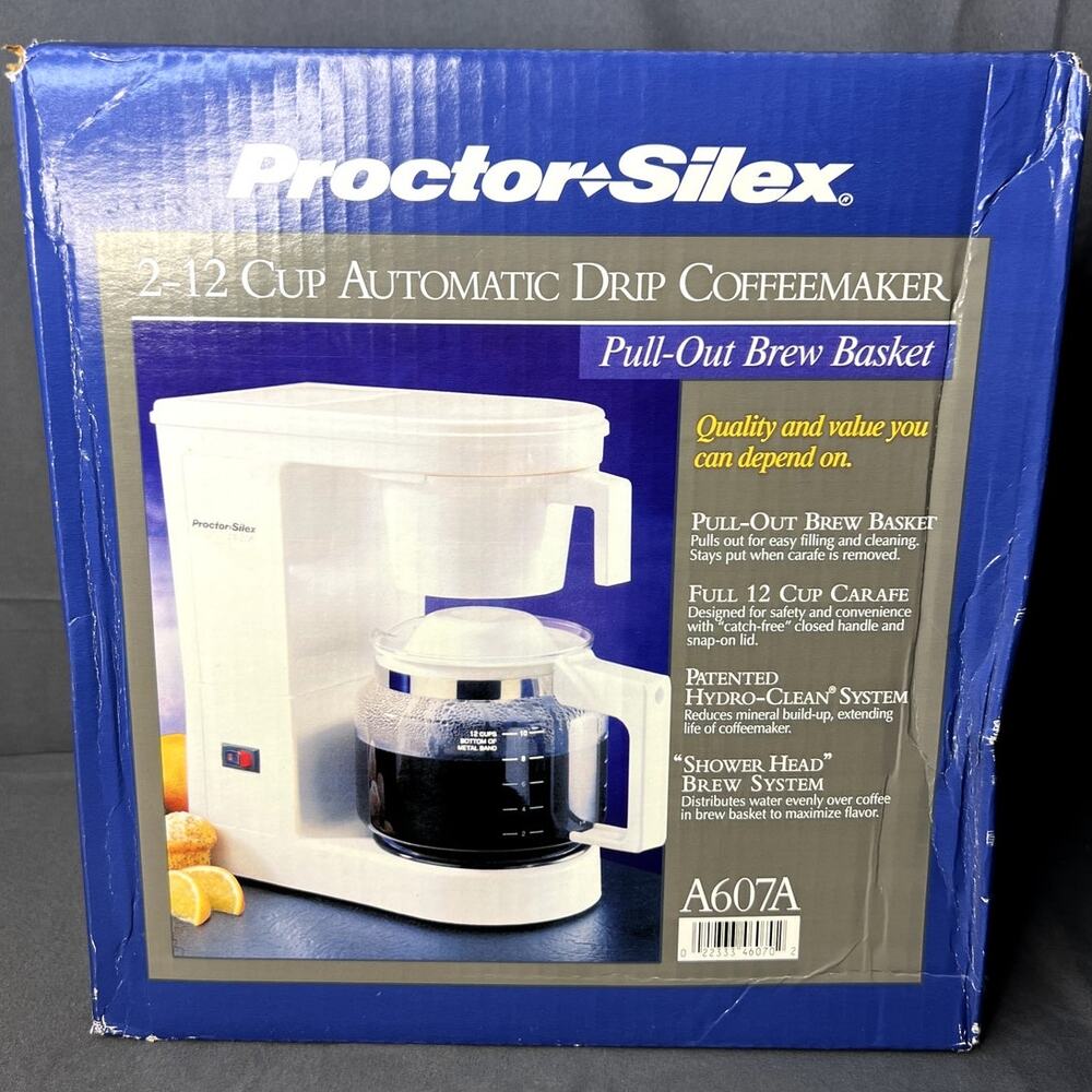 NIP Proctor Silex A607A Vintage Coffee Maker